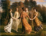 Anne-Francois-Louis Janmot Le Poeme de l'ame - Rayons du soleil painting
